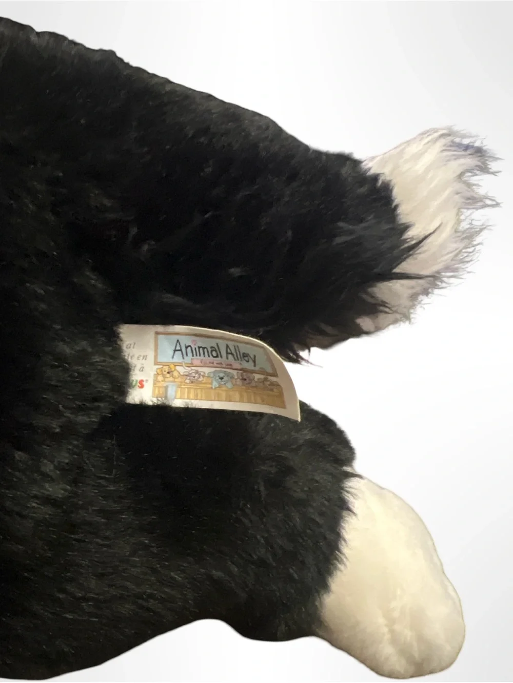 Animal Alley Border Collie Plush Toys R Us Animal Black White Dog Cuddle Toy 16